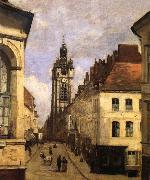 Corot Camille The bell tower of Doual Sweden oil painting artist